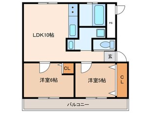 高津橋農住団地A棟の物件間取画像